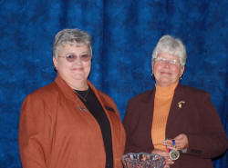JANET FLETCHER & NANCY GROFF, Gainesville Dog Fanciers President, Showchair