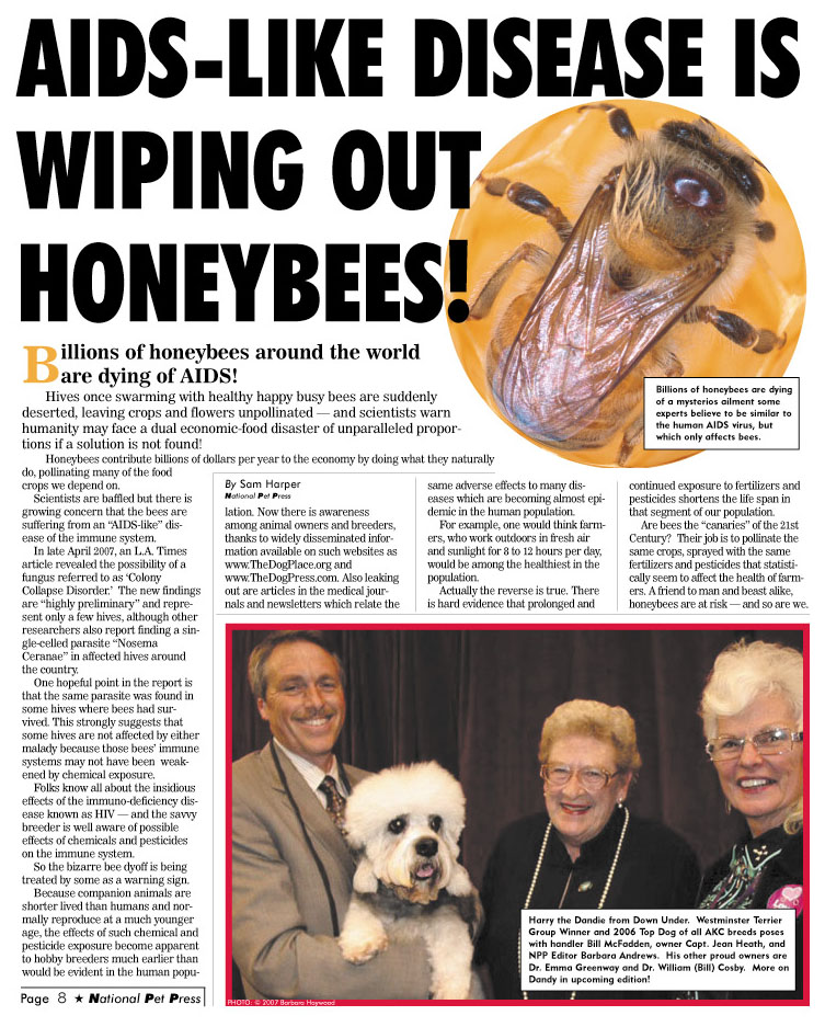 NPP - Aids-like Disease Is Wiping Out Honeybees!