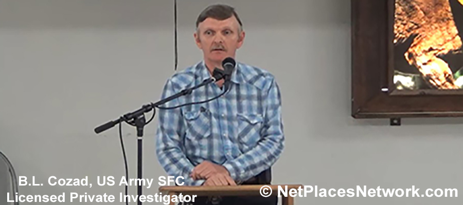 B.L. Cozad Jr., US Army SFC Retired, Licensed Private Detective